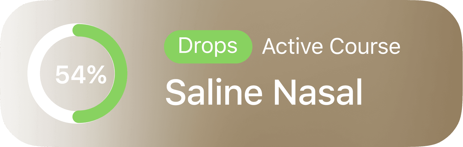 Saline nasal drops for baby
